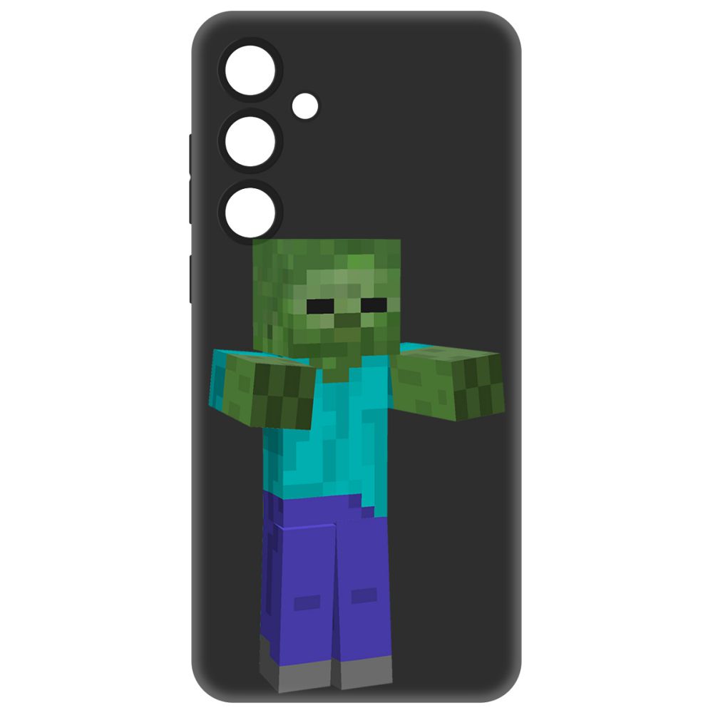 

Чехол-накладка Krutoff Soft Case Minecraft-Гигант для Samsung Galaxy A35 5G (A356) черный