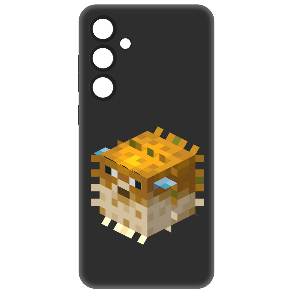 

Чехол-накладка Soft Case Minecraft-Иглобрюх для Samsung Galaxy A35 5G (A356) черный