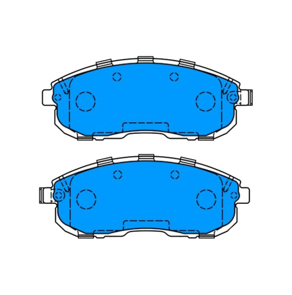 Колодки тормозные дисковые передн NISSAN: MAXIMA 95-  MITSUBISHI: L200 96-