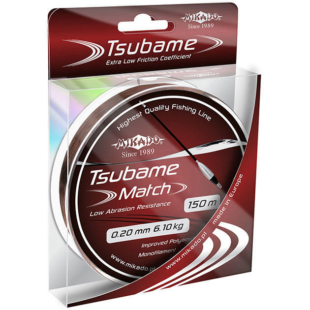 

Леска Mikado TSUBAME MATCH 0,14 (150 м) - 3.30 кг., Коричневый, Tsubame Match
