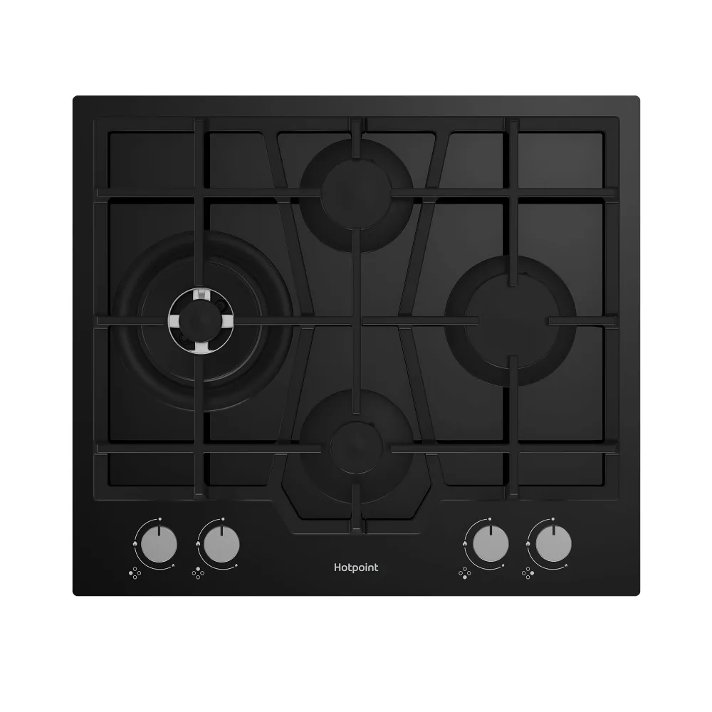 

Встраиваемая варочная панель газовая Hotpoint HG 62FD BK черный, HG 62FD BK