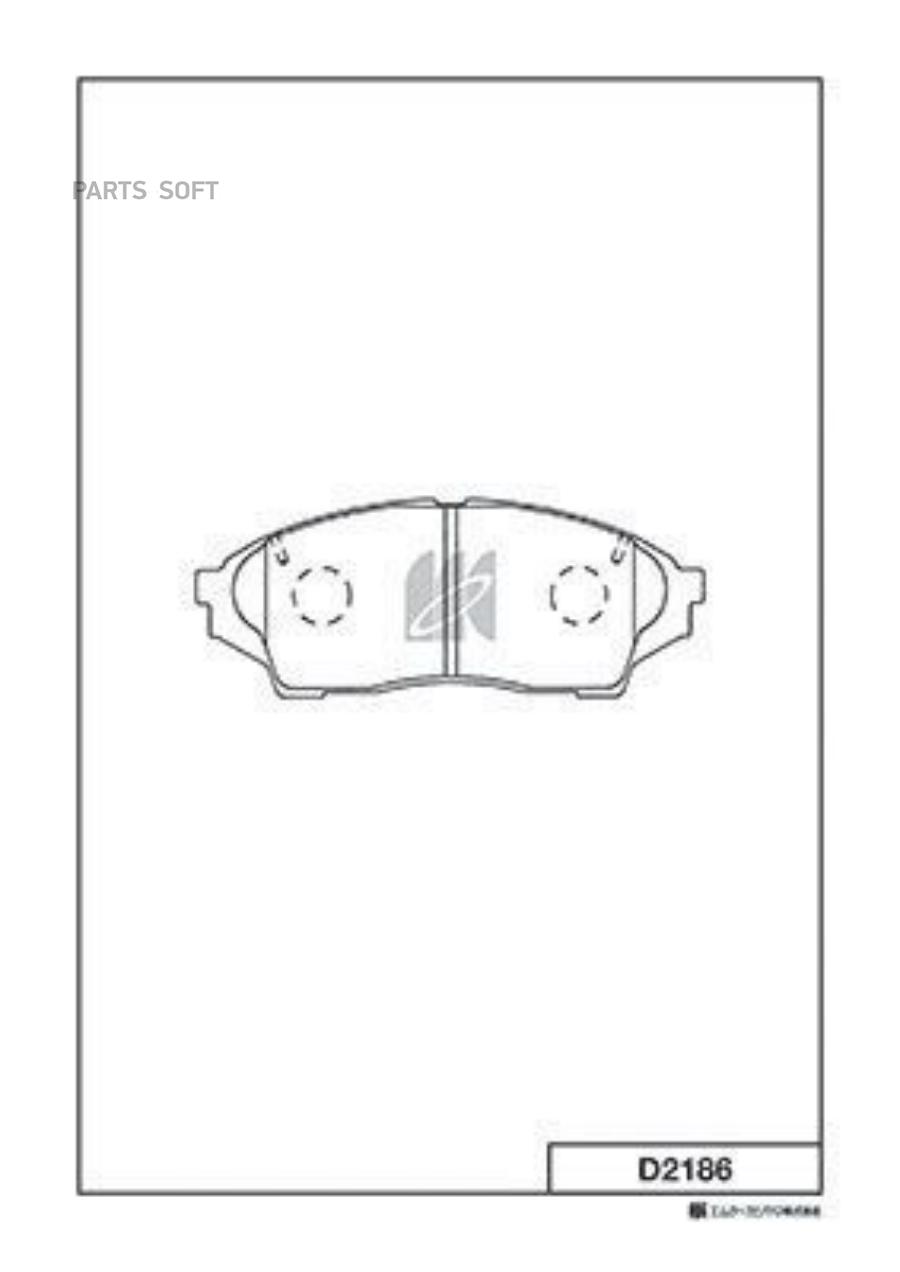 

Колодки Тормозные Kashiyama D2186 T.Cresta 100 (Japan) Kashiyama арт. D2186
