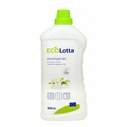 

Жидкость EcoLotta зеленый чай-жасмин экологичное для мытья полов 900 мл