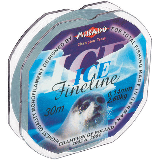 

Леска зимняя Mikado FINELINE ICE 0,12 (30 м) - 2.10 кг., ZJD-012-P