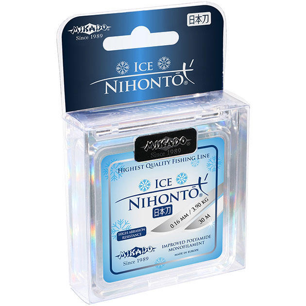 

Леска зимняя Mikado NIHONTO ICE 0,08 (30 м) - 1.25 кг., ZNI3-008