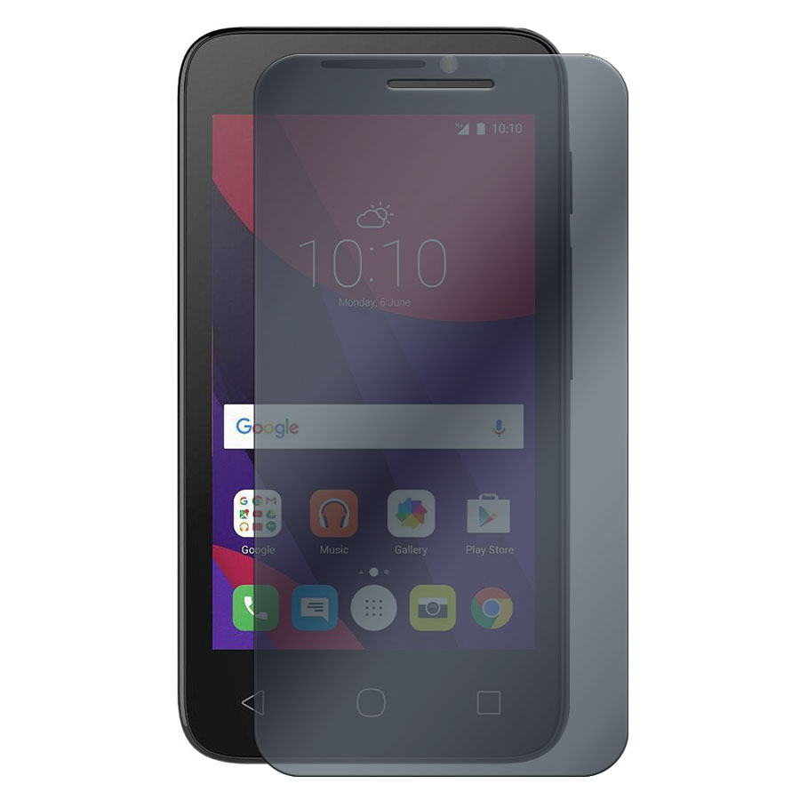 Стекло защитное гибридное Антишпион Krutoff для Alcatel One Touch Pixi 4 (4