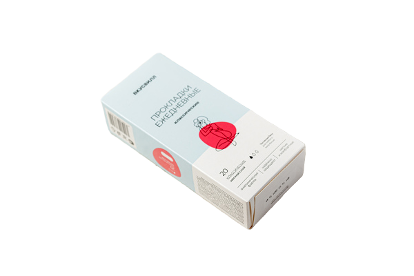 

Прокладки классические ежедневные ВкусВилл 20 шт, Белый