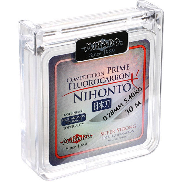 

Леска флюрокарбоновая Mikado NIHONTO FLUOROCARBON PRIME 0,12 (30 м) - 1.32 кг., Прозрачный, Nihonto Fluorocarbon Prime