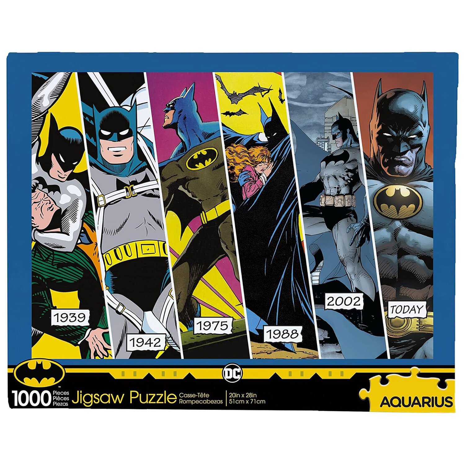 

Пазл Aquarius DC Comics Batman Timeline 1000 элементов 152779, 152779_AQ4