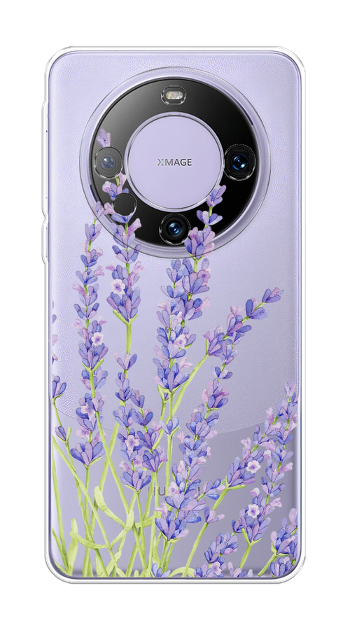 

Чехол на Huawei Mate 60 Pro "Лавандовые стебли", Фиолетовый;зеленый, 6122250-1