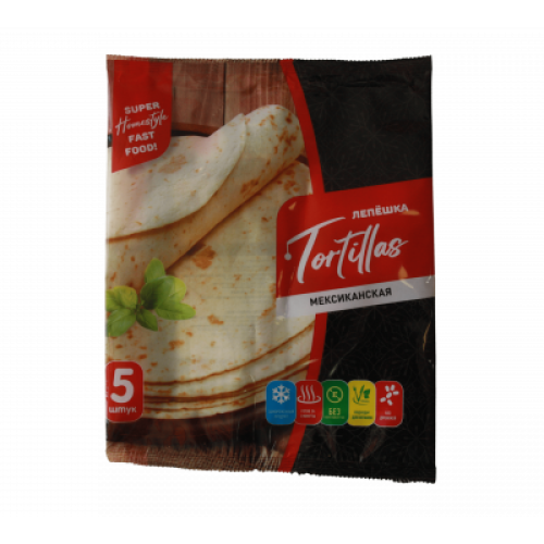 

Лепешка Ризык Tortillas мексиканская пшеничная замороженная 345 г