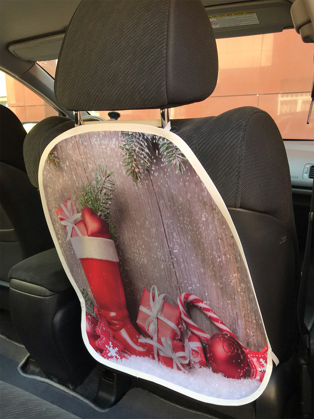 

Накидка на спинку сиденья JoyArty Новогодние подарки, 45х62, Новогодние подарки