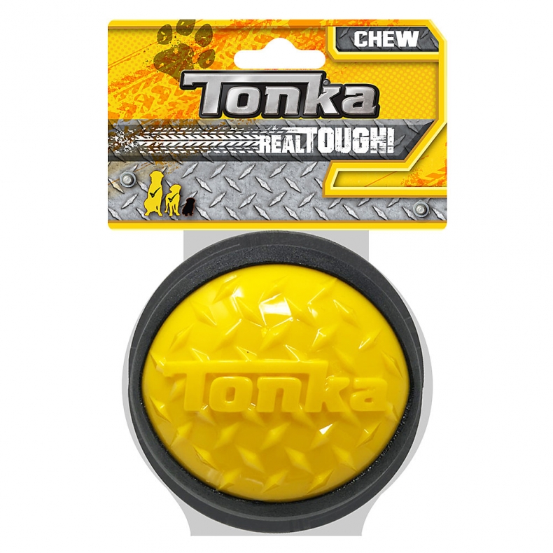Развивающая игрушка для собак Tonka, желтый, 10.2 см, 1 шт