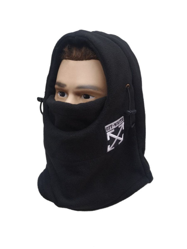 Балаклава Off-White реплика BAL-001, черный, One Size