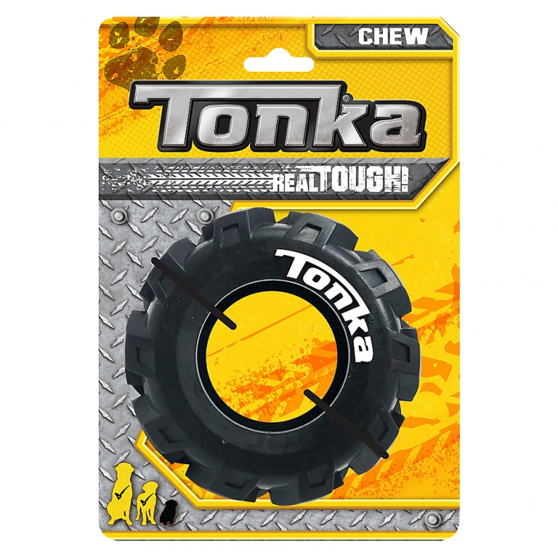 фото Развивающая игрушка для собак tonka, черный, 15 см, 1 шт