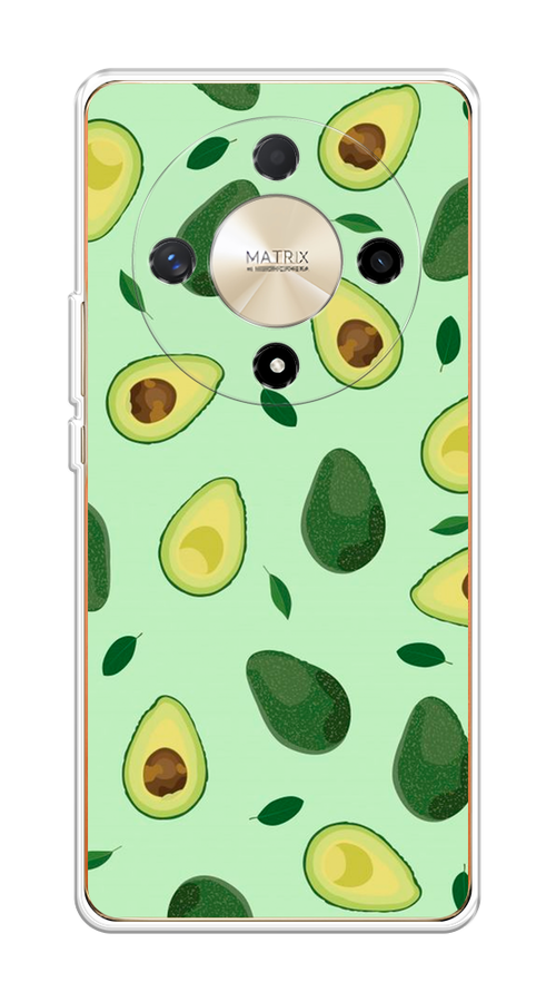 

Чехол на Honor X9B "Blue avocado", Коричневый;зеленый, 6122550-1