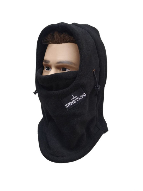 Балаклава Stone Island реплика BAL-001, черный, One Size