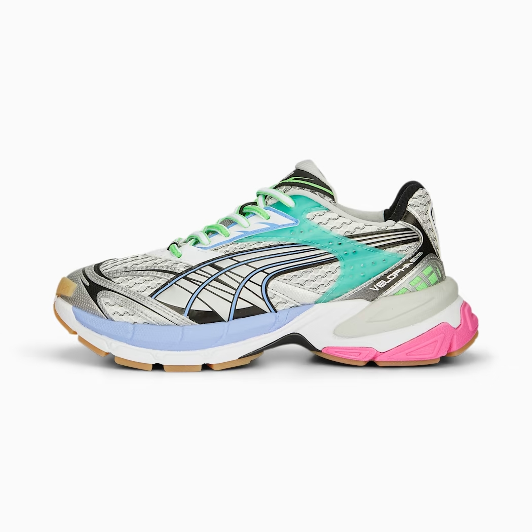 Спортивные кроссовки женские PUMA Velophasis Phased бирюзовые 37 EU