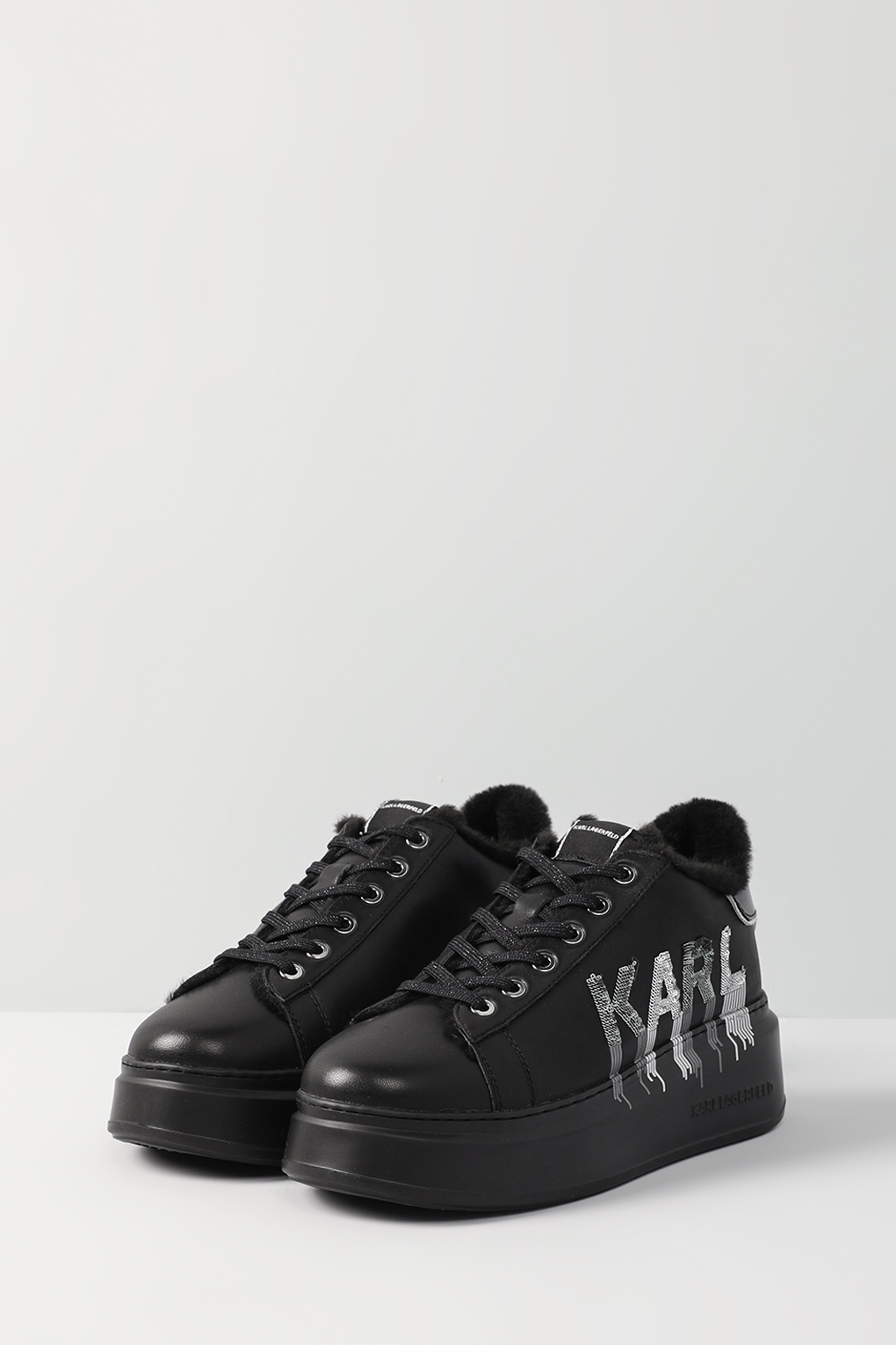 

Кеды женские Karl Lagerfeld KL63578 черные 36 RU, Черный, KL63578
