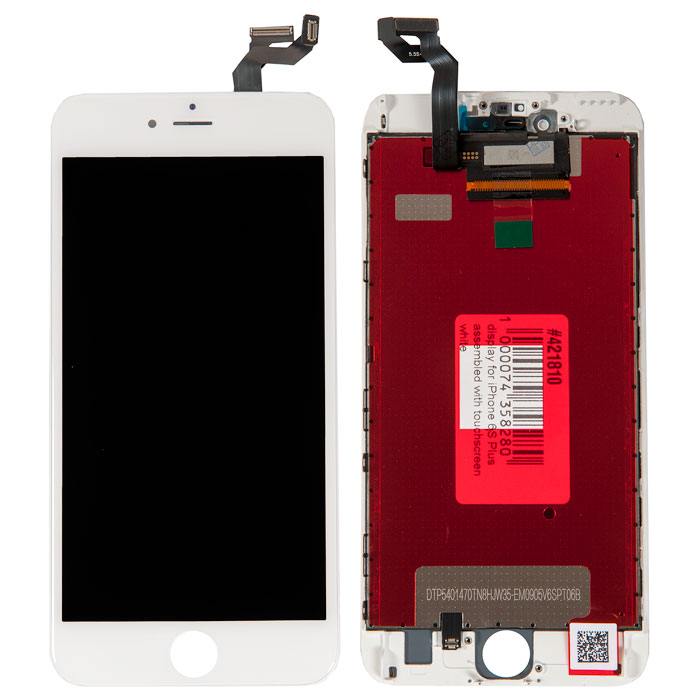 

Дисплей Rocknparts для Apple iPhone 6S Plus в сборе с тачскрином Tianma, белый, iPhone 6S Plus