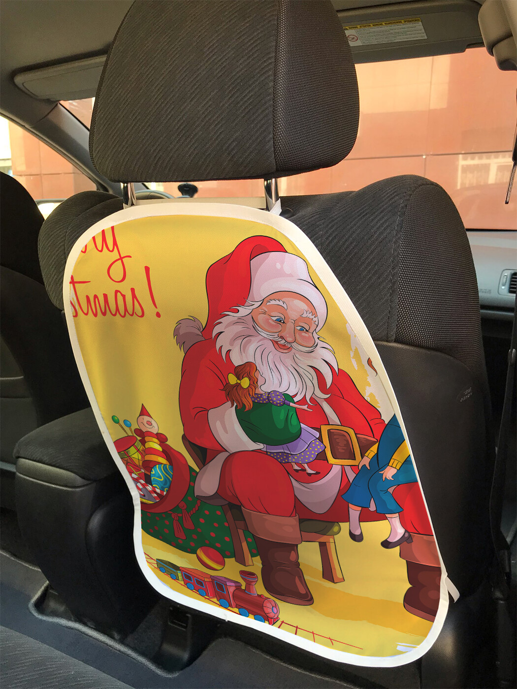 

Накидка на спинку сиденья JoyArty Новогодний санта, 45х62, Новогодний санта