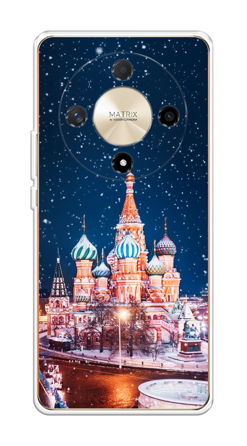 

Чехол на Honor X9B "Москва 1", Коричневый;синий;белый, 6122550-1