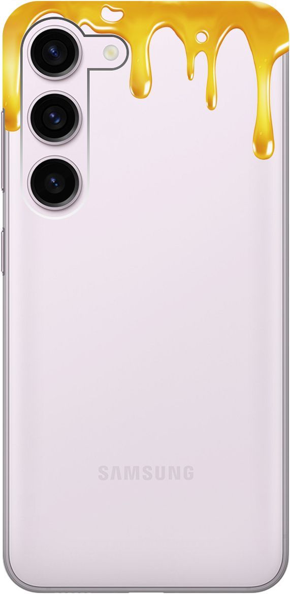 

Силиконовый чехол на Samsung Galaxy S23 с 3D принтом "Honey" прозрачный, Прозрачный;желтый, 158303