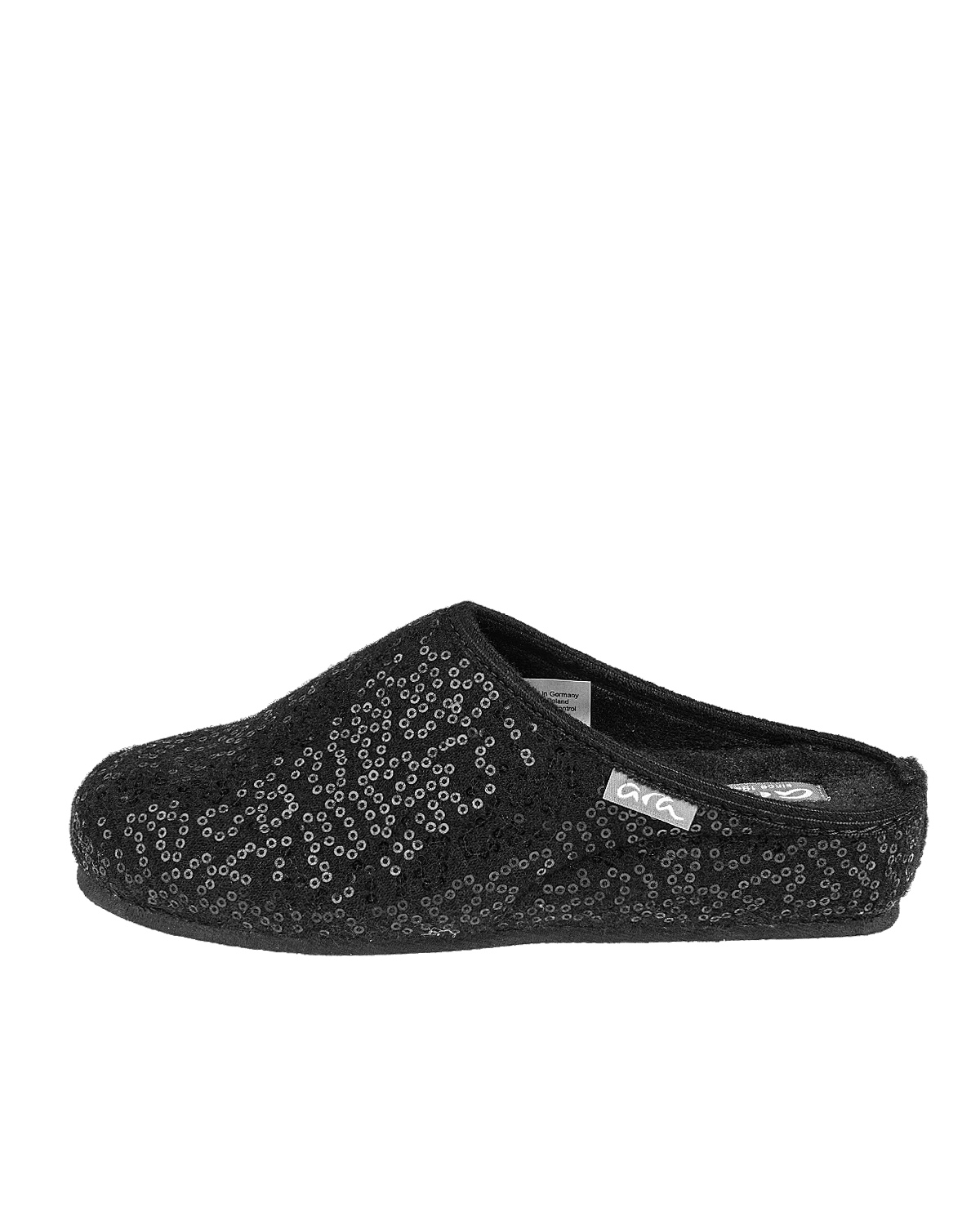 

Тапочки женские ARA 15-29957-01 черные 37 RU, 15-29957-01