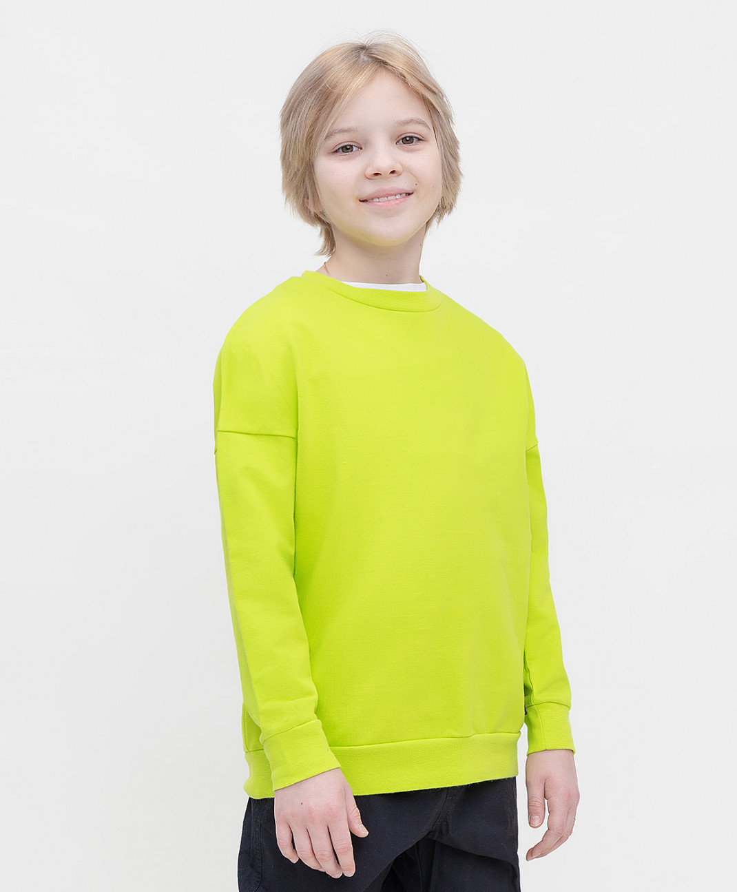 

Свитшот детский Button Blue 122BBBB16015500 цв. салатовый р. 158, 122BBBB16015500