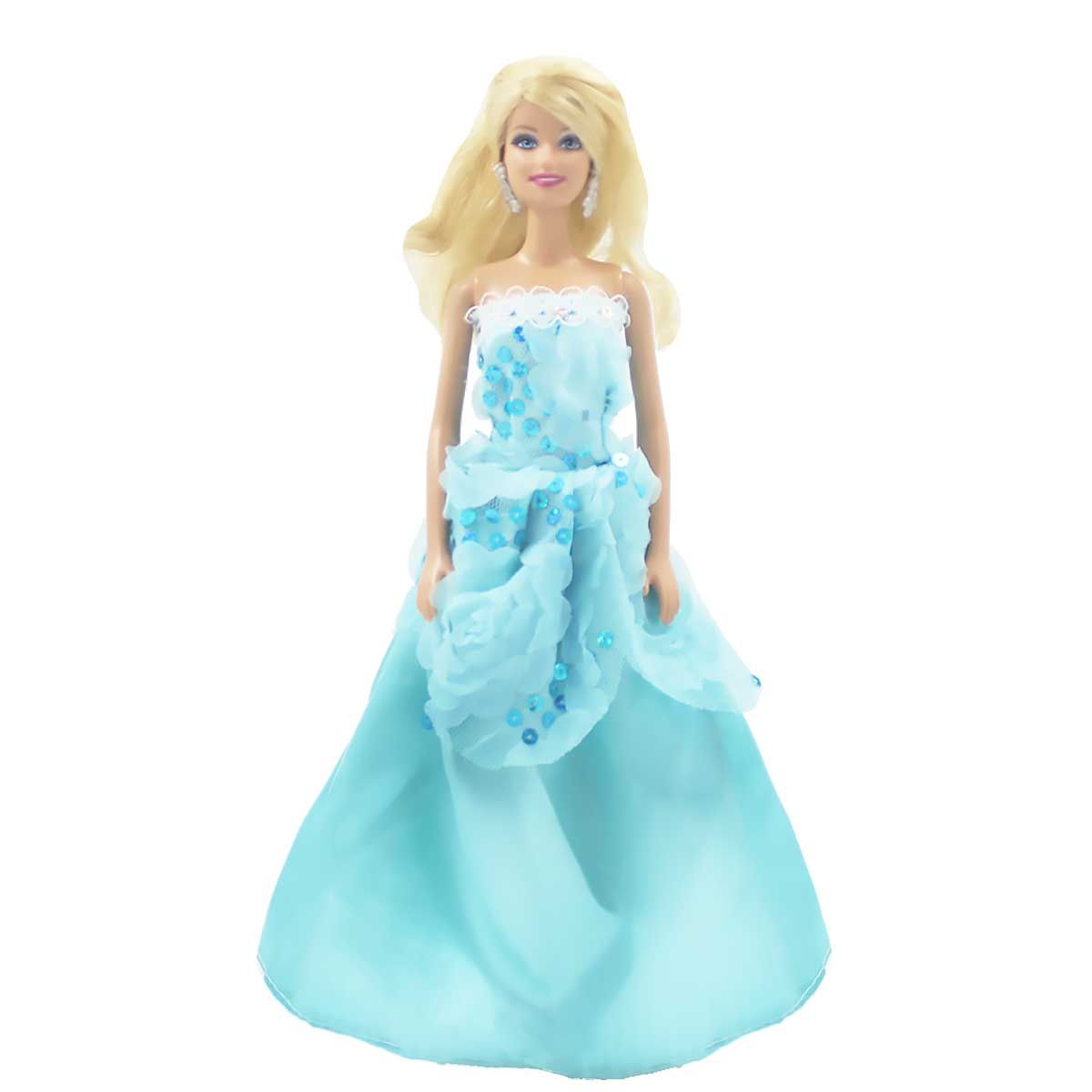 

Бальное платье Dolls Accessories для Барби и кукол 29 см Золушка, Разноцветный