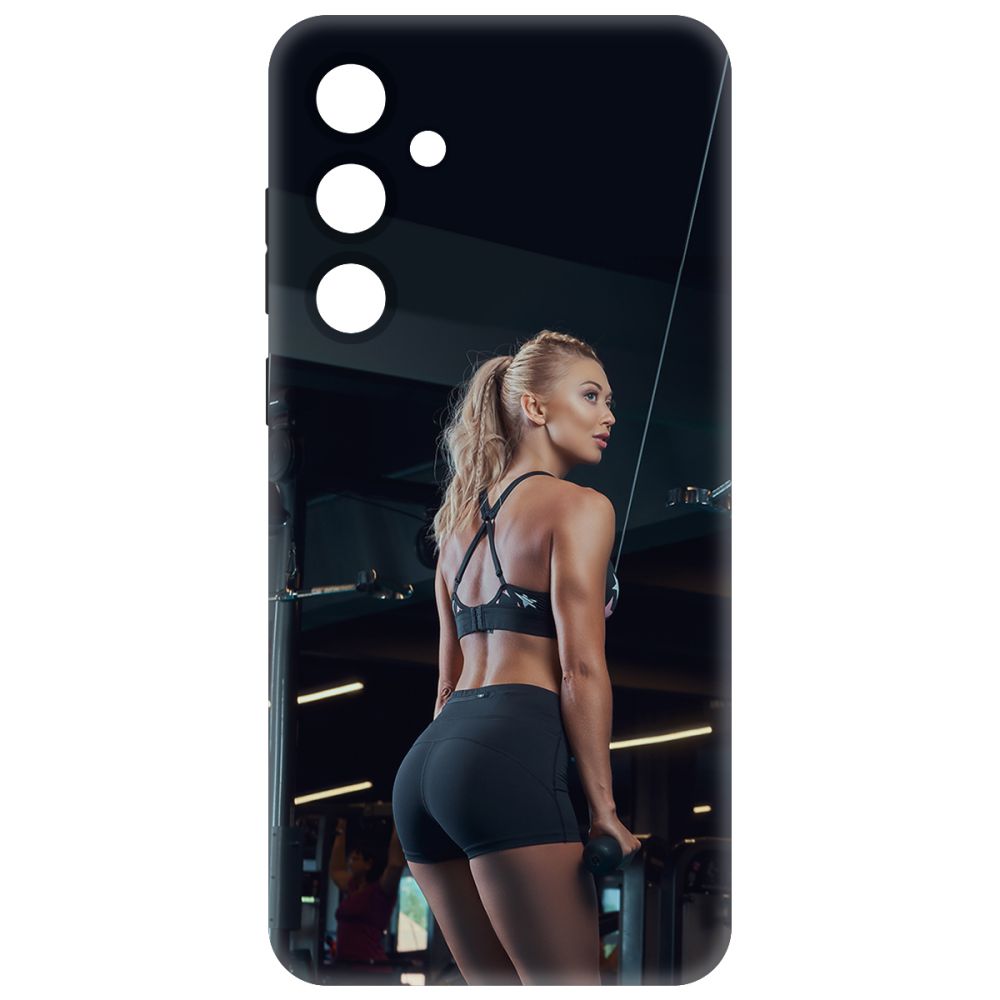 

Чехол-накладка Krutoff Soft Case Шорты женские для Samsung Galaxy A35 5G (A356) черный