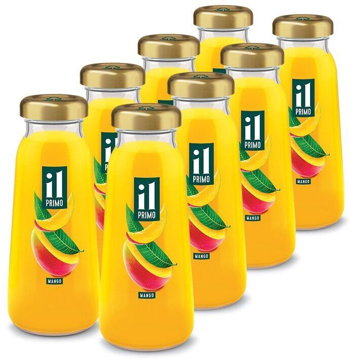 Нектар Il Primo Манго с мякотью, 8 шт по 0,2 л