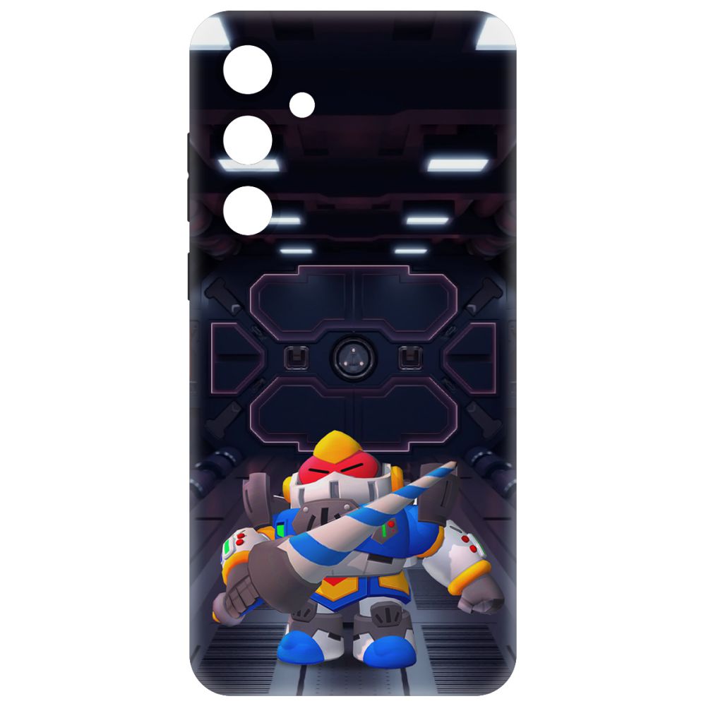 

Чехол-накладка Soft Case Brawl Stars - Паладин Вольт-Меха для Samsung Galaxy A35 5G (A356), Черный