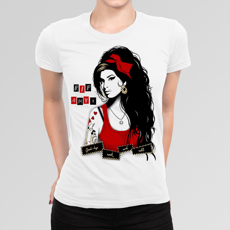 

Футболка женская DS Apparel Эми Уайнхаус 9899105-1 белая XL, Белый, Эми Уайнхаус 9899105-1
