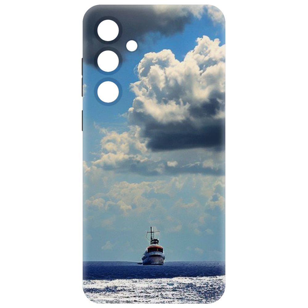 

Чехол-накладка Krutoff Soft Case Море для Samsung Galaxy A35 5G (A356) черный