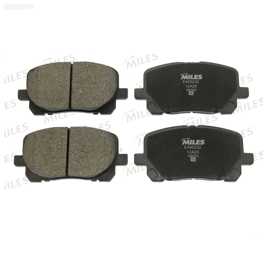 

Колодки тормозные передние Toyota Ipsum/Noah/Voxy/Ractis 01>10 Miles E400232