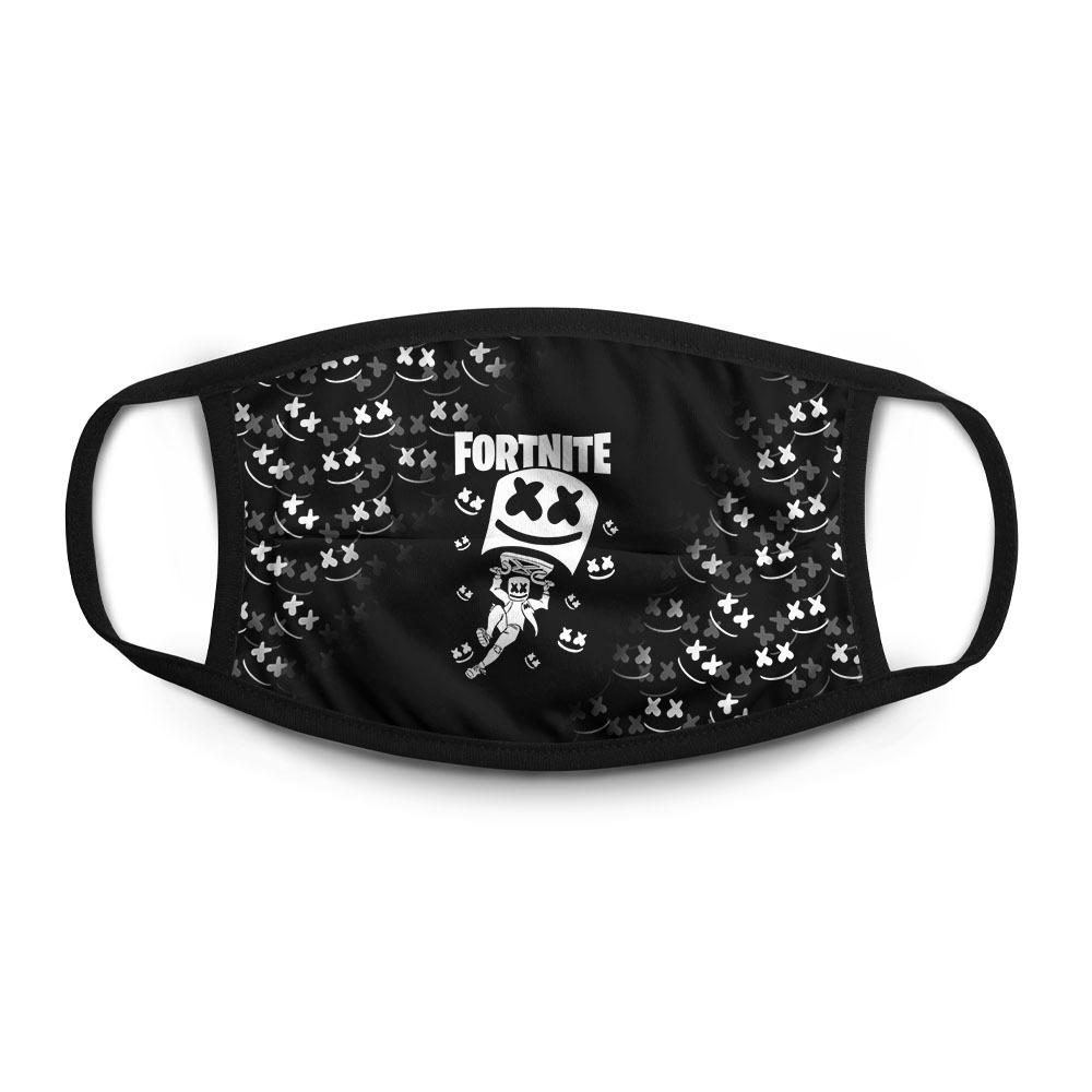 

Многоразовая маска унисекс Burnettie Fortnite X Marshmello, Разноцветный, Fortnite X Marshmello