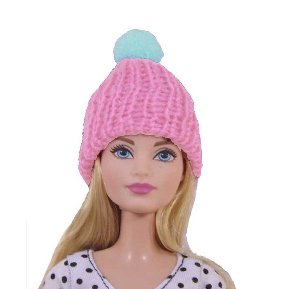 

Шапка Dolls Accessories для кукол розовая, Разноцветный