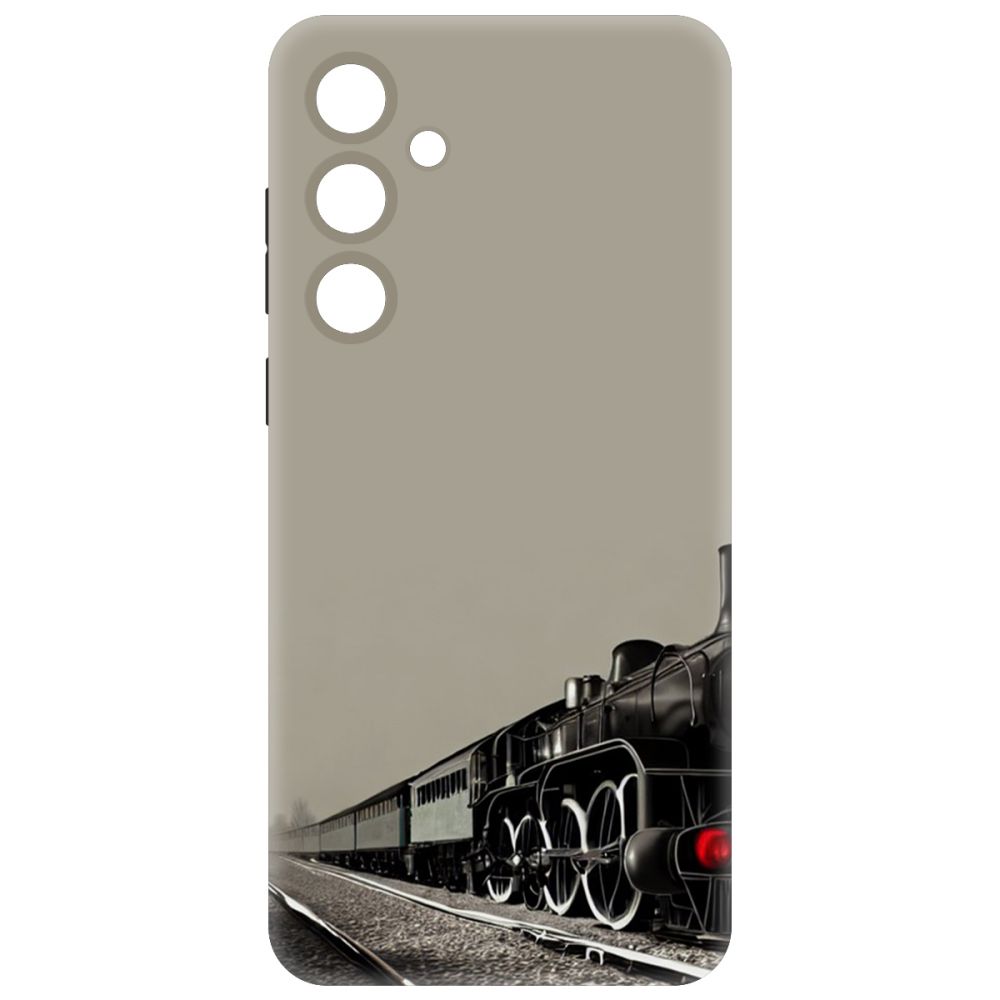 

Чехол-накладка Krutoff Soft Case Паровоз для Samsung Galaxy A35 5G (A356) черный