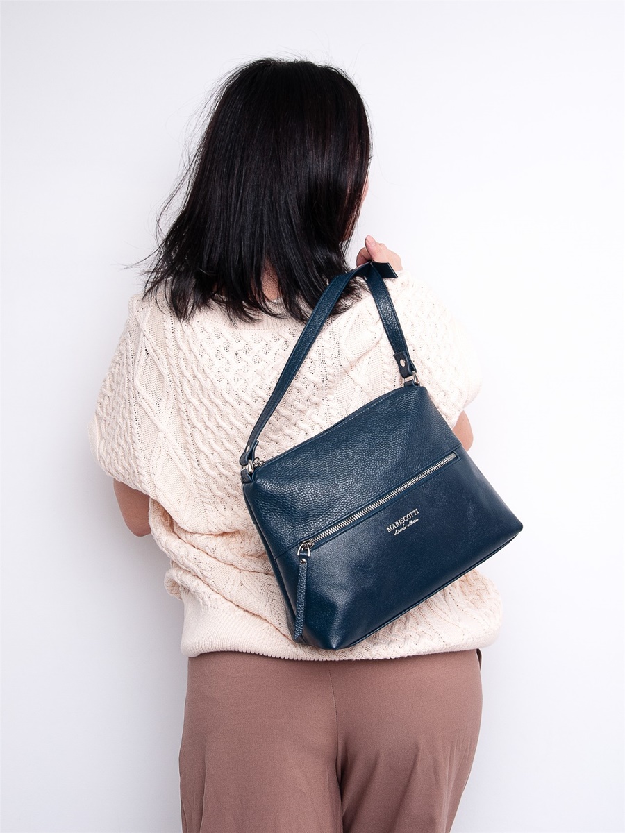 

Сумка кросс-боди женская Franchesco Mariscotti 1-4135, темно-синий/океан, 1-4135