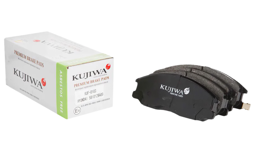 

Тормозные колодки KUJIWA передние с пластинами kuf0103
