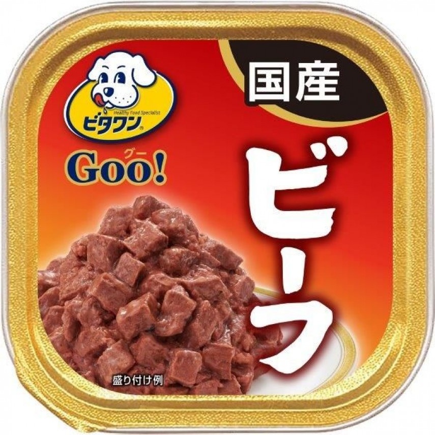 фото Влажный корм для собак japan premium pet goo, говядина, злаки, ягненок, 100г