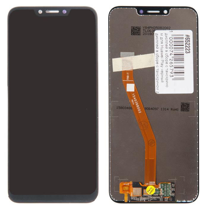 

Дисплей в сборе с тачскрином Rocknparts для Huawei Honor Play, черный, Play