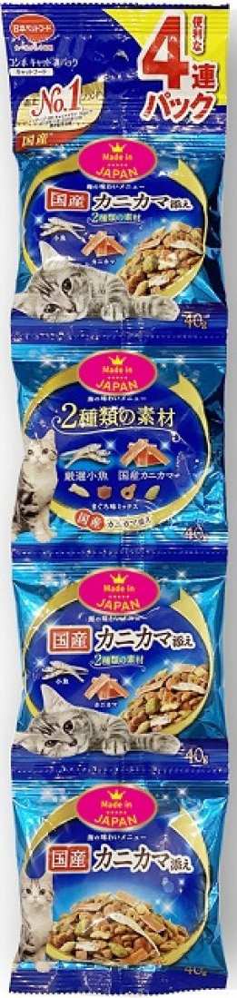 Лакомство для кошек Japan Premium Pet чипсы, говядина, курица, тунец, шт, 40 г