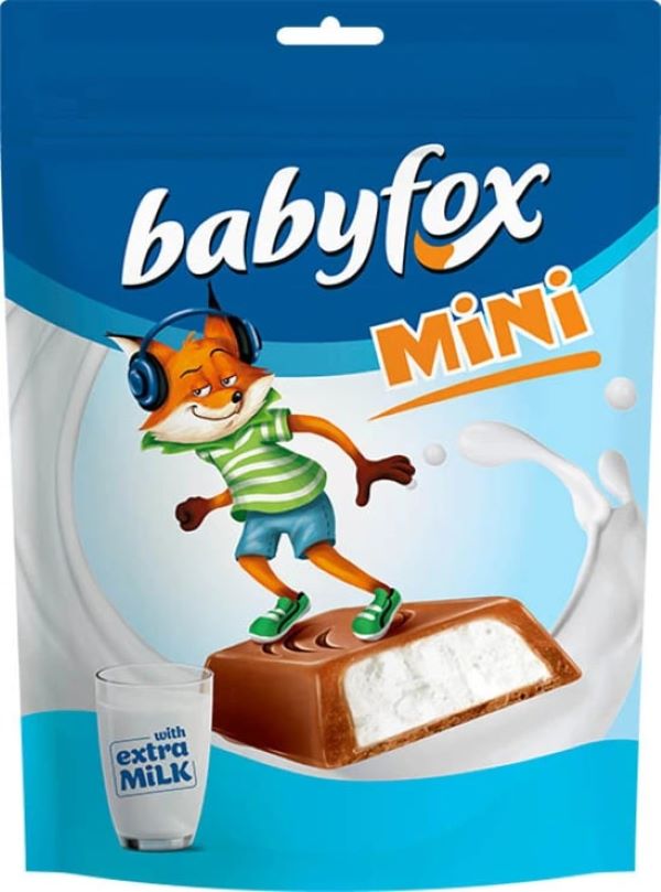 Конфеты Babyfox mini с молочной начинкой 120 г
