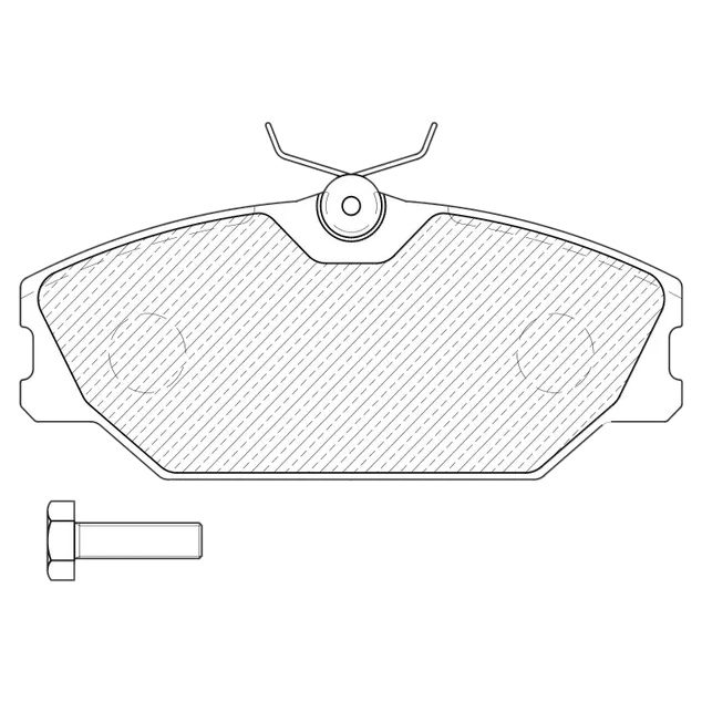 

Тормозные колодки JEENICE передние дисковые WS304002