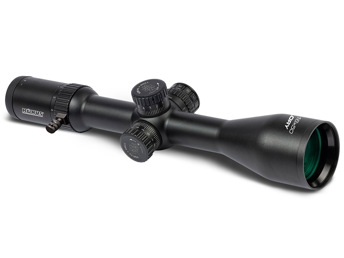 

Прицел Konus Glory 2-16x50, SF, сетка German-4, Черный, 7188