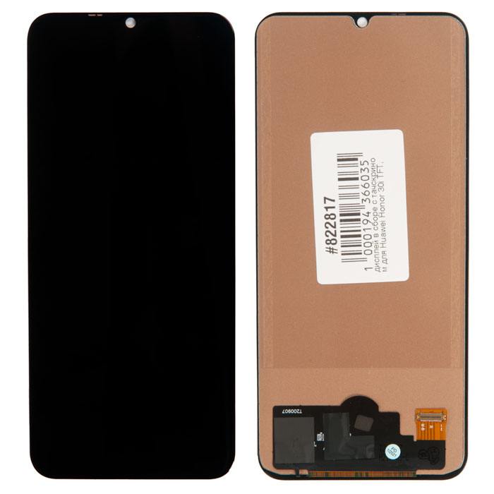 

Дисплей в сборе с тачскрином Rocknparts для Huawei Honor 30i TFT, черный, Honor 30i
