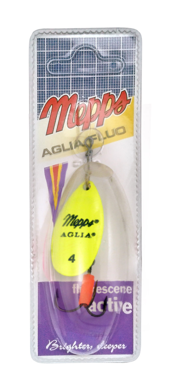 

Блесна вращающаяся Mepps Aglia Fluo Chartr №4, 9 г, блистер, Желтый;зеленый