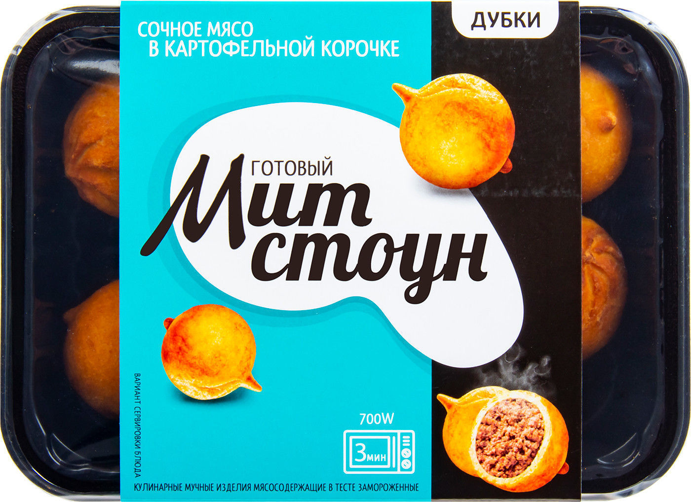 

Митстоун Дубки готовый замороженный 300 г